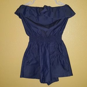 Dark blue romper